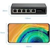 Šakotuvas Conexpro GNT-6FP51G6, lauko PoE komutatorius, 5x LAN, 4x PoE