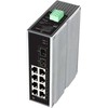Šakotuvas „Conexpro GNT-IG1210GF-DC“, pramoninis DIN bėgelio komutatorius, 8x LAN, 2x SFP