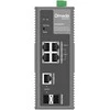 Šakotuvas TP-Link IES206GPP tinklo komutatorius su valdomu gigabito eternetu (10/100/1000) ir maitinimu per eternetą (PoE), Juodas