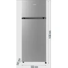Šaldytuvas Gorenje RF 414DPS4 Ed Doppeltürkühlschr. D 165/41L 143,6x55,4x54,2cm