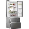 Šaldytuvas Šaldytuvo derinys Haier HFR7720DWMP, 477 litrai, „No Frost“, „Air Surround“, drėgmės zona, „My Zone“, vandens dozatorius, supervėsinimas, superšaldymas, butelių lentyna, D klasė, aukštis 201 cm, nerūdijantis plienas