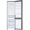 Samsung RB38C600CB1/EF šaldytuvas, 390 l, C klasė, visiškas bešerkšnis aušinimas, visapusiškas aušinimas, skaitmeninis inverterinis kompresorius, WiFi, AI Energy, išmanusis valdymas, aukštis 203 cm, tamsiai nerūdijantis plienas