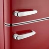 SEVERIN RKG 8983 Šaldytuvas retro su zamrażarką górną podwójne drzwi raudona 246 L