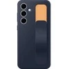 Dėklas Samsung Galaxy S24 FE Standing Grip Cover Mėlyna Juodas
