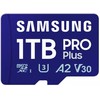 Atminties kortelė Samsung MB-MD1T0S, 1 TB, „Micro SDXC“, 10 klasė, UHS-I, 180 MB/s, 130 MB/s