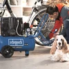 Silent horizontal two-cylinder air compressor Scheppach HC25Si - 24 L - 1100W - 8 bar - 1.5 HP