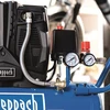 Silent horizontal two-cylinder air compressor Scheppach HC25Si - 24 L - 1100W - 8 bar - 1.5 HP