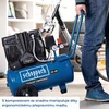 Silent horizontal two-cylinder air compressor Scheppach HC25Si - 24 L - 1100W - 8 bar - 1.5 HP