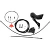 SHIMANO kampinių stabdžių komplektas GRX BR-RX400+ST-RX610 galinis/dešinysis J-komplektas (ST) be adaptacinio polimero + chl BH90/170cm p