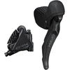 SHIMANO angle brake-set GRX BR-RX400+ST-RX610 rear/right J-kit (ST) without adapt polymer + chl BH90/170cm p