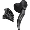 SHIMANO angle brake-set GRX BR-RX820+ST-RX820 rear/right J-kit (ST) without adapt polymer + chl BH90/170cm p