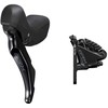Stabdžių pavarų rankenėlė su hidrauliniais stabdžiais Shimano ST-RX400(L) BR-RX400(F) GRX