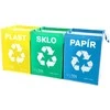 Sixtol Sort Easy 3 Basic, 30x30x40 cm, 3 x 36 l, 3 pcs