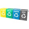 Sixtol Sort Easy 4 Metal, 30x30x40cm, 4x36l, 4pcs