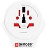 Adapteris Schuko kištukas - universalus lizdas 230V 16A su USB 5V 2.4A SKROSS