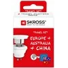 SKROSS kelioninių adapterių rinkinys Europos, Australijos ir Kinijos rinkai