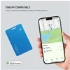 Smart tracker FIXED Tag Card 2 su funkcija Find My, belaidės ładowanie, mėlyna