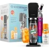 Gazuotų gėrimų gaminimo aparatas SodaStream Art, Juodas | Mirinda rinkinys (buteliukas + cilindras + Mirinda sirupas)