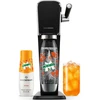 Gazuotų gėrimų gaminimo aparatas SodaStream Art, Juodas | Mirinda rinkinys (buteliukas + cilindras + Mirinda sirupas)