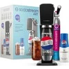 Gazuotų gėrimų gaminimo aparatas SodaStream Art, Juodas | Pepsi rinkinys (buteliukas + cilindras + Pepsi sirupas)