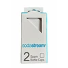 Sodastream plastikinių butelių dangtelių rinkinys 2 vnt., baltos spalvos