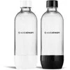 SodaStream JET bottle 2x 1 l, baltas/juodas