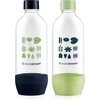 SodaStream JET bottle 2x 1 l , žalias/juodas