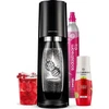 Gazuotų gėrimų gaminimo aparatas SodaStream Terra, Juodas (buteliukas + cilindras + sirupas)