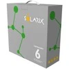 Montavimo kabelis Solarix UTP, Cat6, laidas, PVC, dėžutė 100m SXKD-6-UTP-PVC
