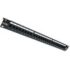 SX24L-5E-UTP-BK 19" patch panel Solarix 24 x RJ45 CAT5E UTP su listwą 1U