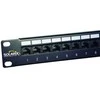SOLARIX patch panel, CAT6, 24 x RJ45 , UTP, su surišimo juosta, juodas, 1U
