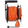 „Solight“ būgninis prailginimo laidas, 1 lizdas, 25 m, oranžinis kabelis, 3x 1,5 mm2