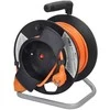 Solight drum extension lead, 1 socket, 25m, oranžinis cable, 3x 1,5mm2
