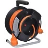 Solight drum extension lead, 1 socket, 25m, oranžinis cable, 3x 1,5mm2