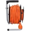Solight būgno ilgintuvas, 1 lizdas, 50m, oranžinis laidas, 3x 1,5mm2