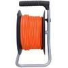 Solight būgno ilgintuvas, 4 lizdai, 25m, oranžinis laidas, 3x 1,5mm2