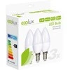 Solight ECOLUX LED lemputė Ecolux (E14) 3 pak. 6W