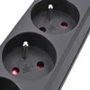 Solight extension lead, 3 sockets, juodas, 2m