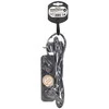Solight extension lead, 3 sockets, juodas, 2m