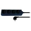 Solight DB8F5 prailgintuvas, 4 lizdai, juodas, 3 m