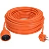 Solight prailginimo laidas - jungtis, 1 lizdas, 30 m, 3 x 1,5 mm2, oranžinis