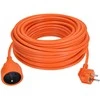 Solight prailginimo laidas - jungtis, 1 lizdas, 25m, 3 x 1,5mm2, oranžinis