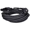 Solight prailginimo laidas - jungtis, 1 lizdas, 10m, 3 x 1,5mm2, guminis, juodas