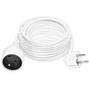 Solight prailginimo laidas - jungtis, 1 lizdas, 10m, 3 x 1mm2, baltas