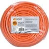 Solight prailginimo laidas - jungtis, 1 lizdas, 30 m, 3 x 1,5 mm2, oranžinis