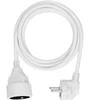 Solight prailginimo laidas - jungtis, 1 lizdas, 2m, 3 x 1mm2, baltas