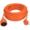 Solight prailginimo laidas - jungtis, 1 lizdas, 20m, 3 x 1,5mm2, oranžinis