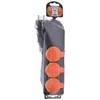 Solight ilgintuvas IP44, 3 lizdai, guminis laidas, lauko, 5m