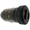 Solight automobilinio įkroviklio adapteris 30W USB-C + A, juodas