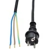 Solight flekso kabelis, 10m, 3 x 1,5mm2, guminis H07RN-F3, juodas